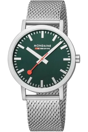 Mondaine Men Analogue Quartz Watch with Stainless Steel Strap A6603036060SBJ