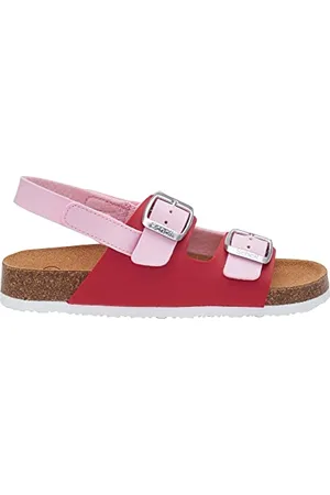 Scholl Turtle, Sandali con cinturino, Bambina - Kids, Rosso/Rosa, 28
