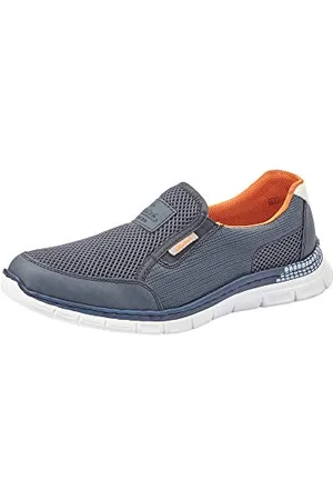 Rieker B4870, Men’s Loafers, Blue (Denim/atlantis/weiss / 14), 6.5 UK (40 EU)