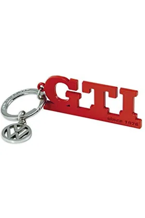 Brisa VW Collection - Volkswagen Metal Keychain Keyring Keychain Accessory Keyholder in GTI Design (Lettering )