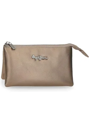 Pepe Jeans Ruby Toiletry Bag Three Compartments 17.5x9.5x2cm Polyester and PU 0,33L by Joumma Bags, , One Size, Three Compartment Toiletry Bag