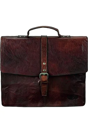 Paperflow Unisex Adult Pride and Soul Jayden Leather Business Bag, , 4.14" x 14.57" x 9"