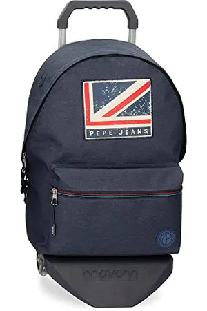 Pepe Jeans Aidan Laptop Backpack Double Compartment with Trolley 15.6" 31 x 44 x 17.5 cm Polyester 20.46L