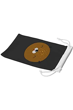 Bonamaison Digitally Printed Glasses Pouch, Sunglasses Pouch, 100% Cotton, Soft & Slim, Protective Glasses Case with Drawstring Closure, 1 Piece, 11x19 cm