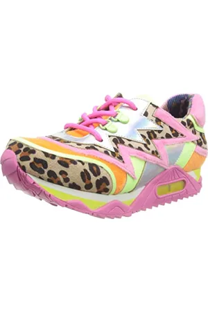 Irregular Choice SS23 Jigsaw Jam Trainers, Pink, UK 4 (EUR 37)