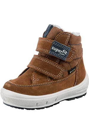 Superfit Groovy Gore-Tex with Warm Lining Snow Boots, Brown/Blue 3010, 3.5 UK Child