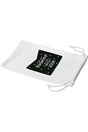 Bonamaison Digitally Printed Glasses Pouch, Sunglasses Pouch, 100% Cotton, Soft & Slim, Protective Glasses Case with Drawstring Closure, 1 Piece, 11x19 cm