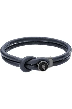 Emporio Armani Bracelet for Men , 18.50 cm Leather Bracelet, EGS2214020