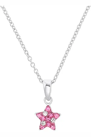 Prinzessin Lillifee Gioielli per bambini per ragazze in argento sterling 925, con preziosa, multicolore, stella, forniti in confezione regalo per gioielli