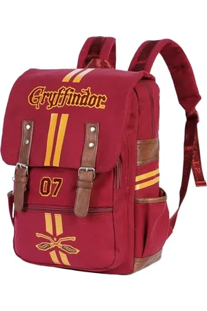 Harry Potter Lion-Oxford Backpack, Burgundy, 14 x 29 x 40 cm, Capacity 16 L