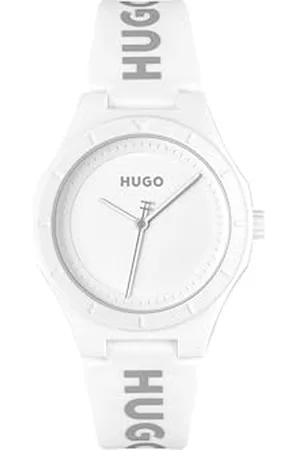 HUGO BOSS Analogue Quartz Watch for Women #LIT for HER Collection with Silicone Bracelet - 1540165