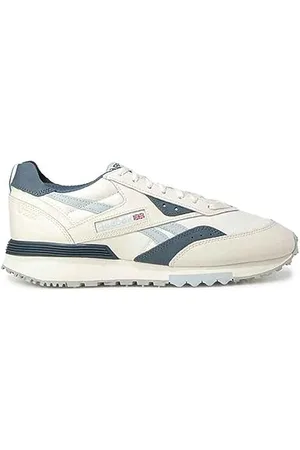 Reebok Unisex LX2200 Sneaker, Chalk/Hoops Blue F23/Feel Good Blue F23-R, 5 UK