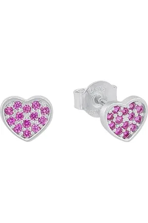 QS by s.Oliver Stud earrings 925 Sterling silver girls