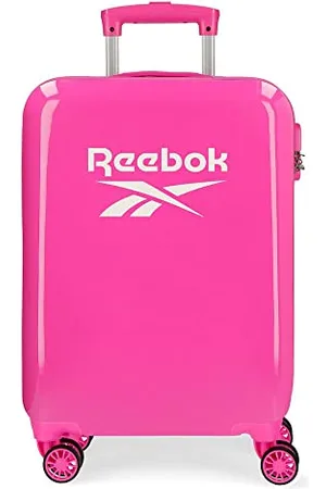 Reebok Maveryck Cabin Suitcase Pink 38x55x20 cm Rigid ABS Side Combination Lock 34L 2.86 kgs 4 Double Wheels Hand Luggage