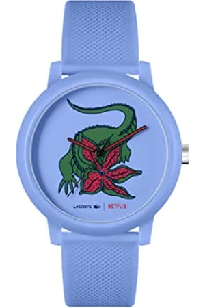 Lacoste Analogue Quartz Watch for Men .12.12 x Netflix with Silicone Bracelet - 2011266