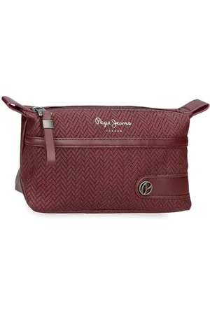 Pepe Jeans Sprig Toiletry Bag 20.5x11.5x7.5cm Faux Leather by Joumma Bags, , One Size, Toiletry Bag