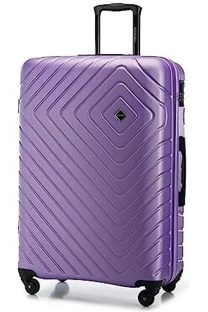 Wittchen Cube line Large Suitcase Geometric Textured ABS Telescopic Handle Combination Lock 4 Wheels Size L