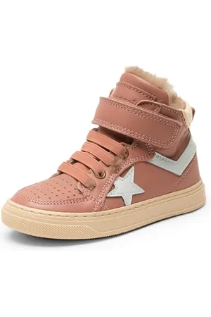 Bisgaard Isak Lamb lace Shoe, Nude, 4.5 UK