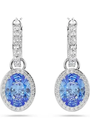 Swarovski Constella Drop Pierced Earrings, and White Crystals with Removable Motif and Crystallised Mini Hoop, from the Constella Collection