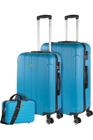 Itaca SHard Shell Suitcase Set of 2-4 Wheel ABS Luggage Sets 3 piece with Combination Lock - Resistant and Lightweight Hard Suitcase Set in Medium and Large 771116B