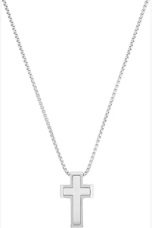 QS by s.Oliver Chain with pendant stainless steel men