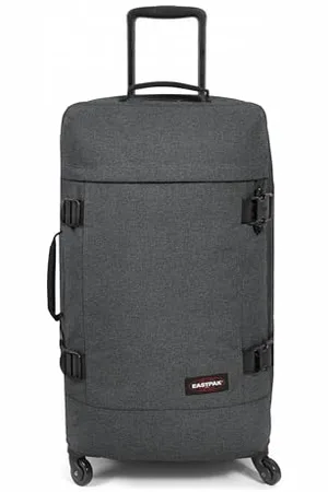 Eastpak TRANS4 M Suitcase, 70 x 39 x 28 cm, 68 L - Black Denim (Grey)