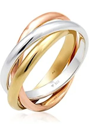 Elli Ring Ladies Trio Wrap Basic in 925 Sterling Silver