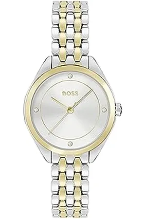HUGO BOSS Analogue Quartz Watch for Women MAE Collection with Stainless Steel Bracelet - 1502724