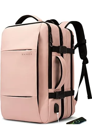 BANGE Travel Backpack,Flight Approved Carry On Backpack for International Travel Bag, Water Resistant Durable 17-inch Laptop Backpacks,Large Daypack Business Weekender Luggage Backpack for Men Women