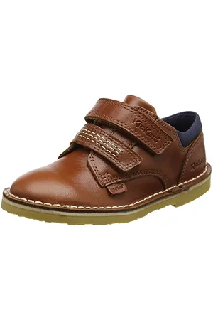 Kickers Boys Adlar Twin Lo Lthr Im Boots, Brown (Tan), 9 UK Child