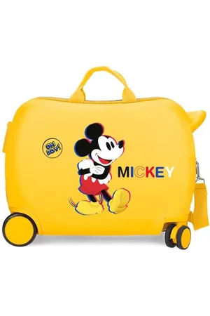 Disney Mickey All Smile Valise Cabine Multicoloured 38 x 55 x 20 cm Rigide ABS Fermeture à Combinaison Latérale 35L 2 kg 4 Doubles Roues Bagage à Main, , One Size, Children