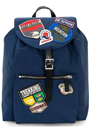 Invicta Alpino Heritage Patch Laptop Backpack (Mood Indigo)