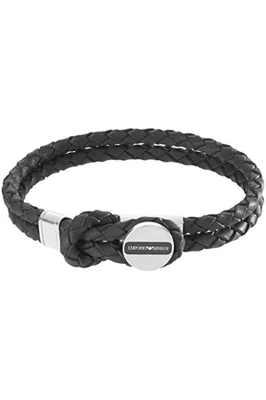 Emporio Armani Bracelet for Men , 18.50CM Silver Stainless Steel Bracelet, EGS2178040