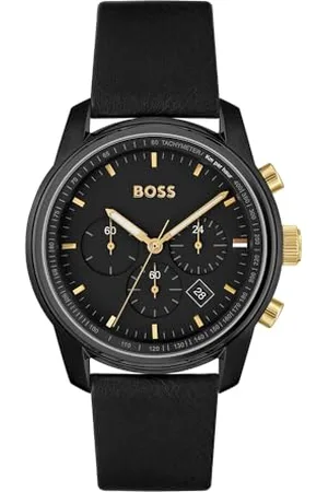 HUGO BOSS Chronograph Quartz Watch for Men with Leather Strap - 1514003