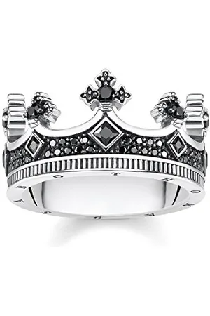 Thomas Sabo Men Ring Crown 925 Sterling Silver TR2208-643-11