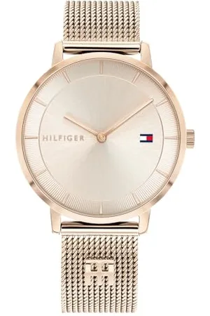 Tommy Hilfiger Analogue Quartz Watch for women with Stainless Steel mesh bracelet
