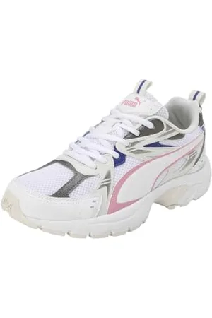 PUMA Unisex MILENIO TECH Sneaker, Vapor Gray White-MAUVED Out, 12 UK