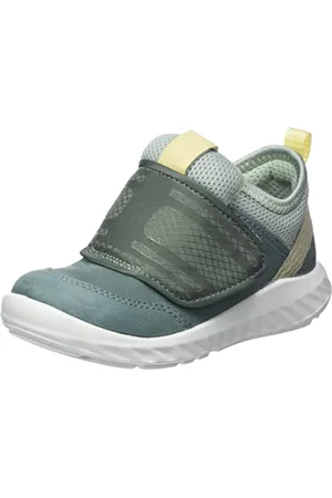 Ecco Baby Boys SP.1 LITE Infant Shoe, Frosty Green/ICE Flower, 1 UK Child
