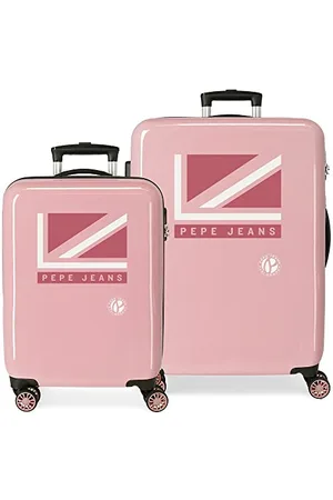 Pepe Jeans Carol Suitcase Set 55/68 cm Rigid ABS Side Combination Lock 104L 6 kg 4 Wheels Double Hand Luggage