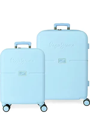 Pepe Jeans Accent Suitcase Set 55/70 cm Rigid ABS Integrated TSA Closure 116L 7.54 kg 4 Double Wheels Hand Luggage