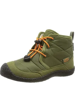 Keen Howser 2 Chukka Waterproof Boots, Capulet Olive/Russet Orange, 4 UK