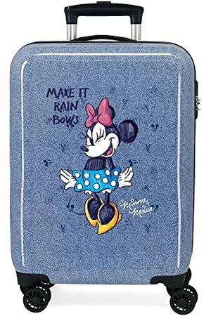 Disney Minnie Make it Rain Bows Cabin Suitcase 38 x 55 x 20 cm Rigid ABS Side Combination Lock 34L 2 kg 4 Wheels Double Hand Luggage