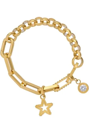 Ixxxi Connect Goud Seed Frame Bracelet, 17.5cm, Stainless Steel, No Gemstone