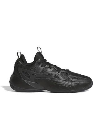 adidas TRAE Unlimited Basketball Shoes, core Black/Carbon/Solar red, 10.5 UK