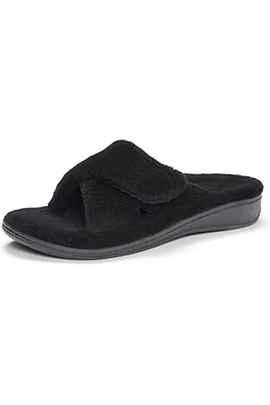 Vionic Indulge Relax Womens Slippers Soft House Shoes That Includes Three-Zone Comfort for Heel Pain and Plantar Fasciitis Medium Fit UK 6