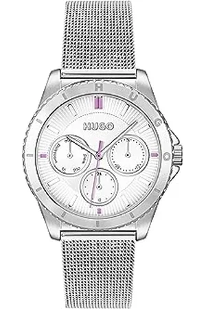 HUGO BOSS Analogue Multifunction Quartz Watch for Women #Dance Collection with Colored Stainless Steel Bracelet