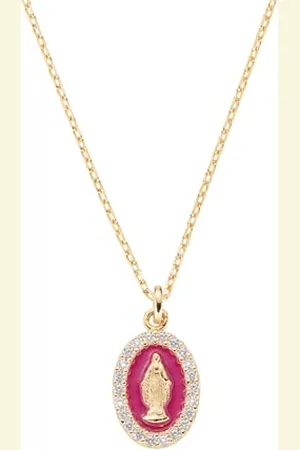 AMEN Collar Mujer CLMISMGBO, one size, Non-Precious Metal, No Gemstone