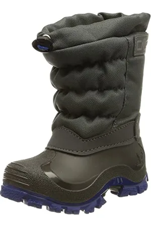 CMP Kids HANKI 2.0 Snow Boots, Grey-Royal, 10 UK Child