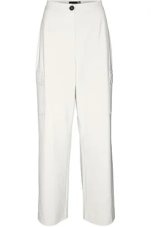 VERO MODA Womens High Waist Wide Cargo Pants 26W / 32L