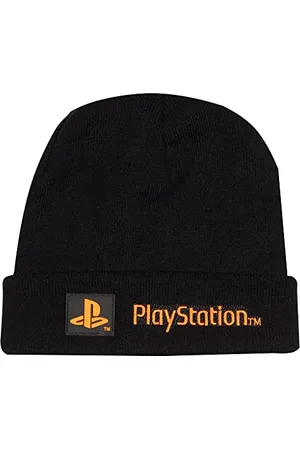 Popgear PlayStation Text Logo Beanie, Kids, One Size, , Official Merchandise